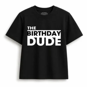 B_88cbe2a4-f851-4b85-aba9-f8fe904a957d The Birthday Dude Kids T-Shirt